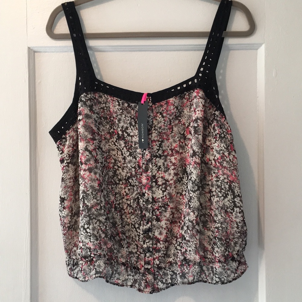 NWT Floral Top
